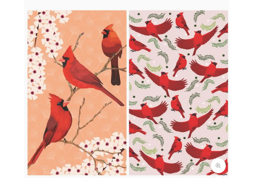  Buzzee Cardinal Double Sided Tea Towel 