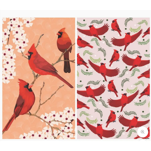  Buzzee Cardinal Double Sided Tea Towel 