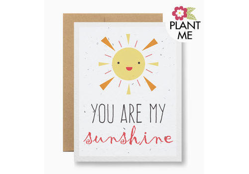  Seedy Cards Plantable Seed Card You Are My Sunshine 