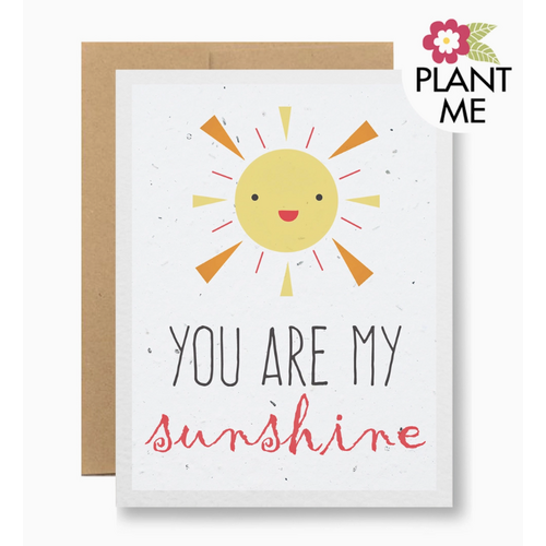  Seedy Cards Plantable Seed Card You Are My Sunshine 