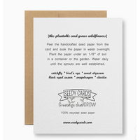 Plantable Seed Card Thinking of You