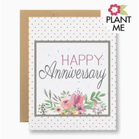 Plantable Seed Card Happy Anniversary