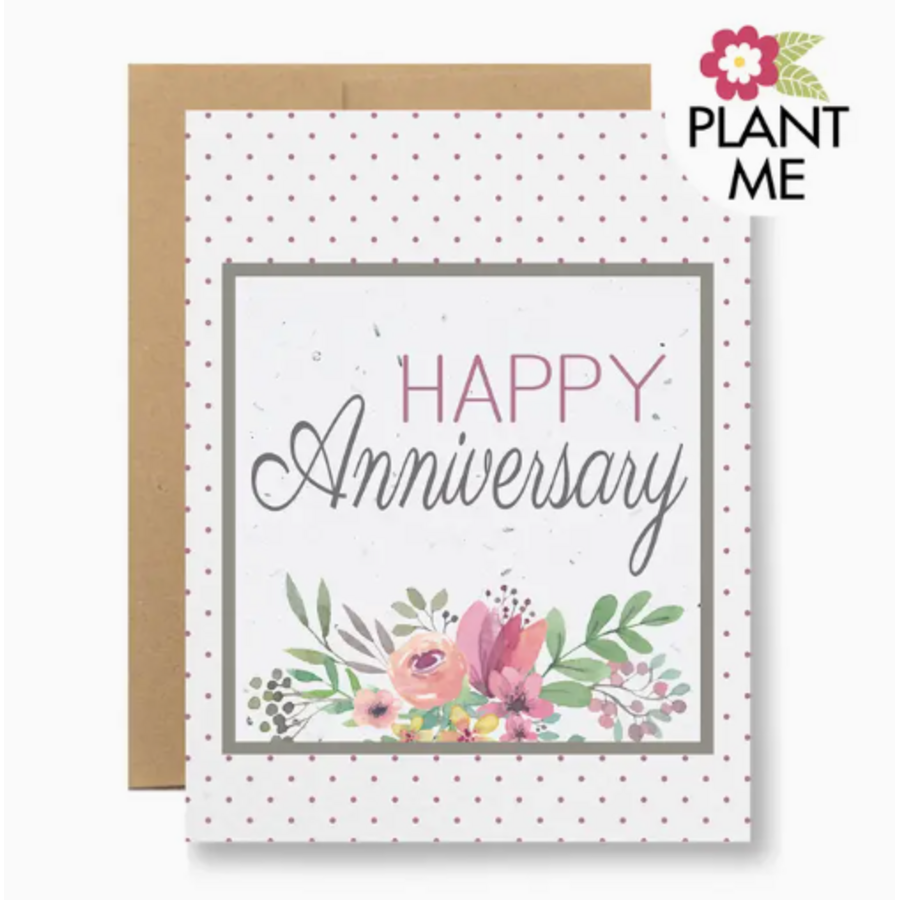 Plantable Seed Card Happy Anniversary
