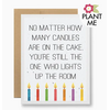 Seedy Cards Plantable Seed Card Candles on the Cake