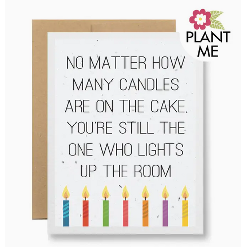  Seedy Cards Plantable Seed Card Candles on the Cake 
