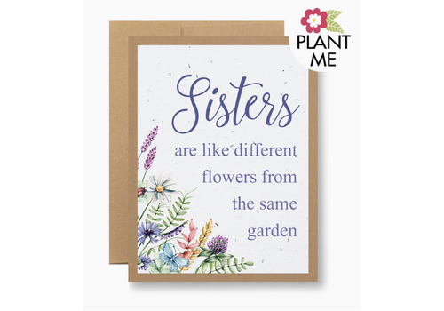  Seedy Cards Plantable Seed Card Sisters Are Like Different Flowers 