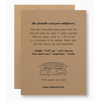 Plantable Seed Card Thank You for Being a Friend
