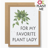 Seedy Cards Plantable Seed Card Favorite Plant Lady