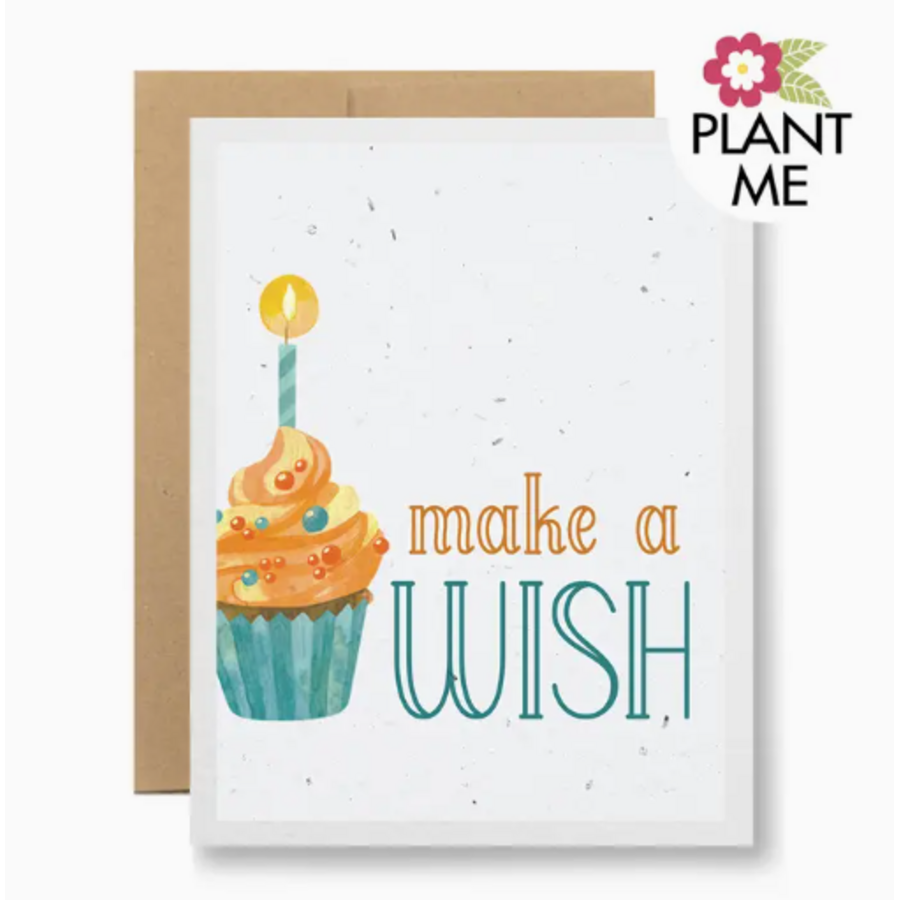 Plantable Seed Card Make a Wish
