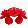 Pet Palette Distribution Jumbo Crab Plush Dog Toy 24"