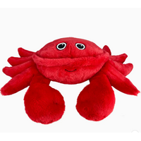 Jumbo Crab Plush Dog Toy 24"