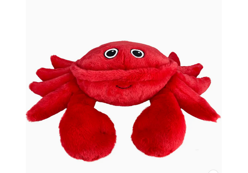  Pet Palette Distribution Jumbo Crab Plush Dog Toy 24" 