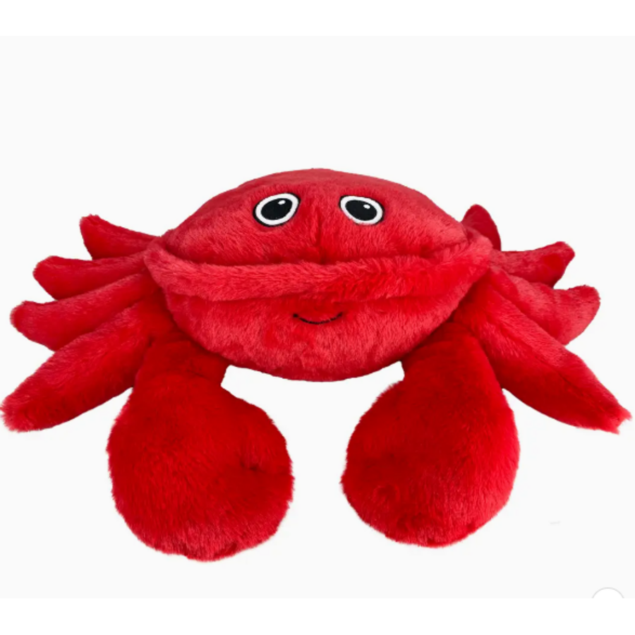 Jumbo Crab Plush Dog Toy 24"