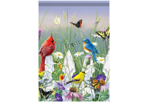  Songbird Meadow House Flag 