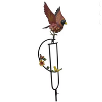 Small Fluffy Cardinal Balancer