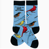 Primitives by Kathy I'd Rather Be Bird Watching Socks