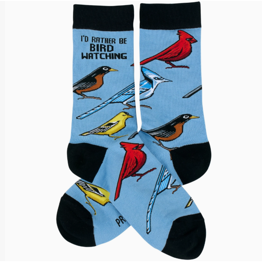 I'd Rather Be Bird Watching Socks