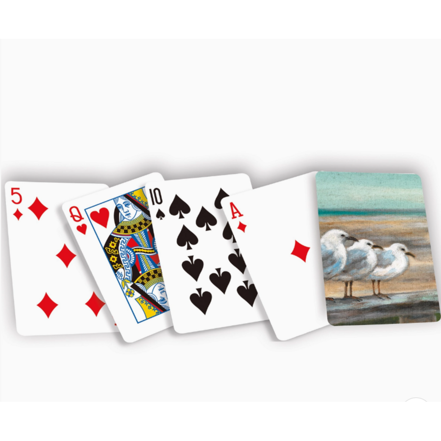 Seagulls Playing Cards