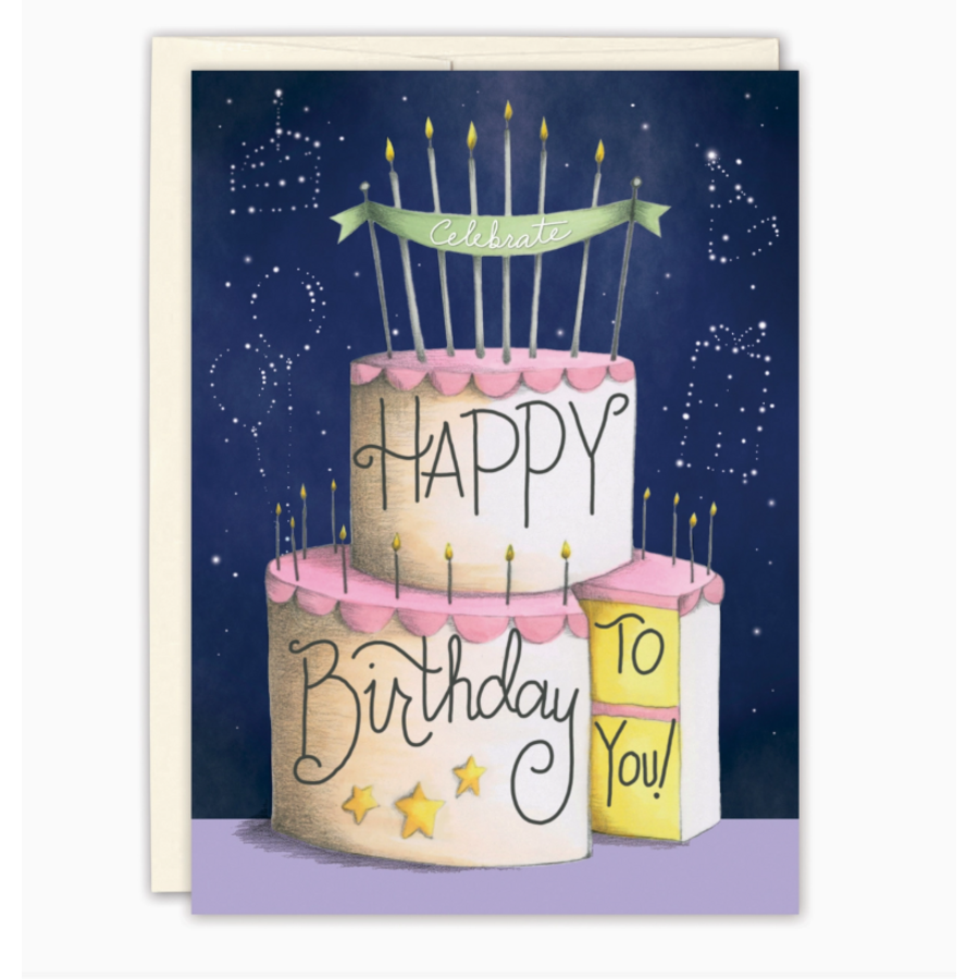 Celestial Cake Birthday Card