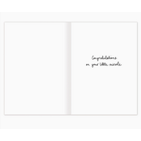 Turtle Welcome to the World Baby Card