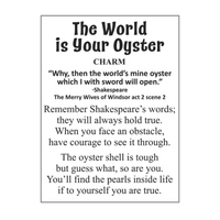 The World is Your Oyster Charm