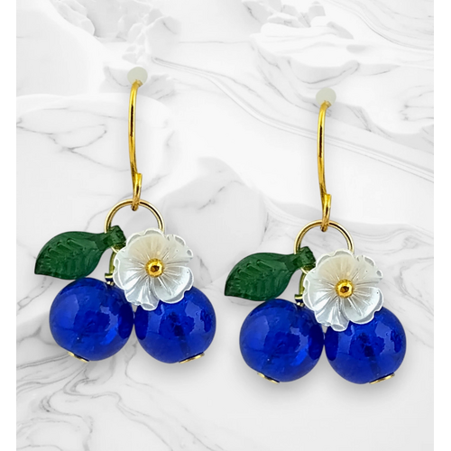 Piccadilly Pendants Maine Blueberry Earrings 