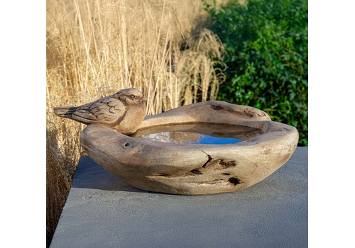  Campania International Robin(son) Crusoe Birdbath 