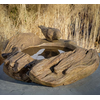 Campania International Driftwood Perch Cast Stone Birdbath