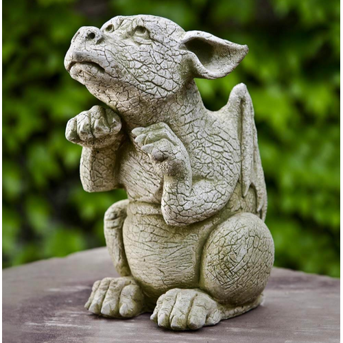  Campania International Dragon Cast Stone Statue 