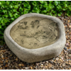 Campania International Woodland Leaves Birdbath Small
