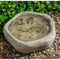 Woodland Leaves Birdbath Small
