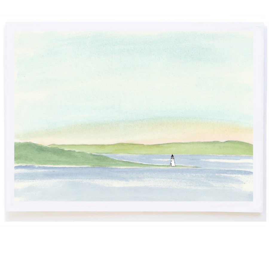 Lone Lighthouse Card
