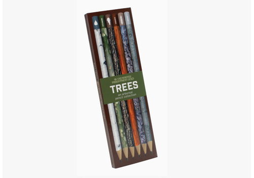  Unemployed Philosophers Guild Trees Pencil Set 