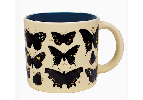  Unemployed Philosophers Guild Butterflies Heat Changing Mug 
