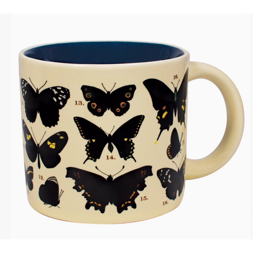  Unemployed Philosophers Guild Butterflies Heat Changing Mug 