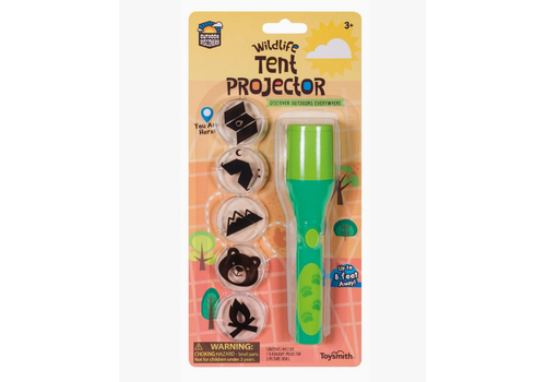  Toysmith Outdoor Discovery Wildlife Tent Projector 