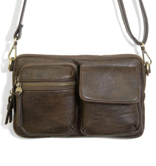 Vegan Lthr Cargo Pocket Sling Crossbody - Bell Farm Shops