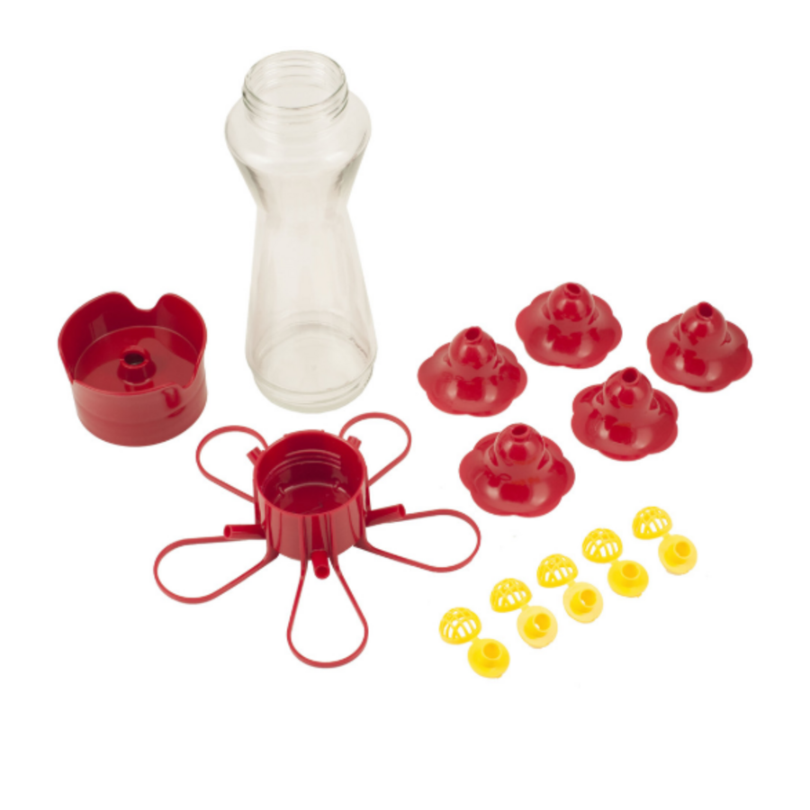 Pinch Waist Glass HB Feeder 16 oz.