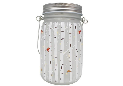  Birch Trees LED Mason Jar 