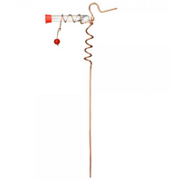 Flower Pot One Tube Hummingbird Feeder