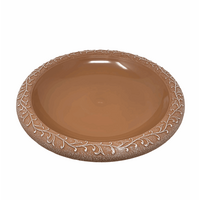 Fiber Clay Birdbath 19" Bowl