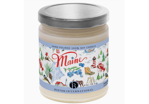  Boston International Maine State Collection Soy Candle 9 oz. 