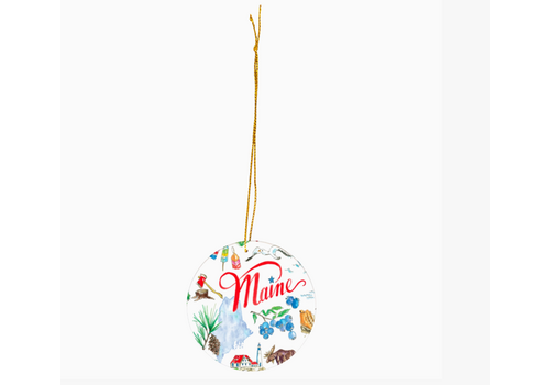  Boston International Maine State Collection Ceramic Ornament 