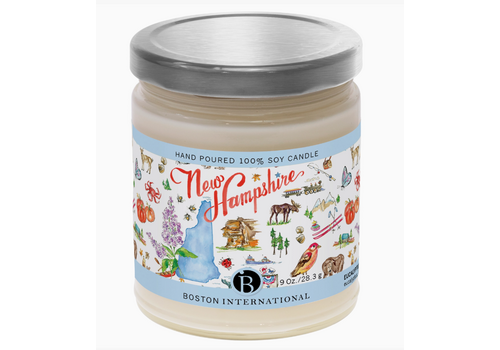  Boston International NH State Collection Soy Candle 9 oz. 