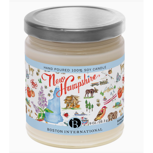  Boston International NH State Collection Soy Candle 9 oz. 