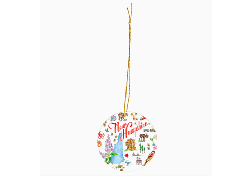  Boston International NH State Collection Ceramic Ornament 