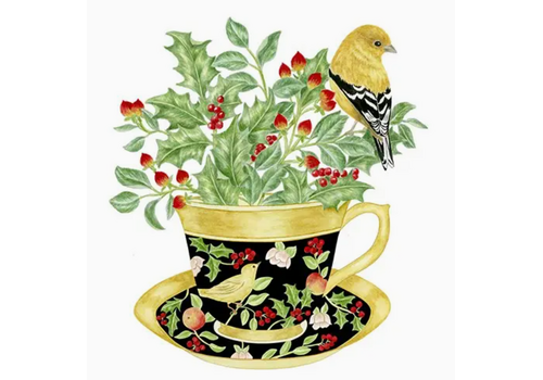  Alice's Cottage Flour Sack Towel Teacup 