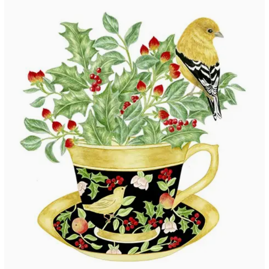 Flour Sack Towel Teacup