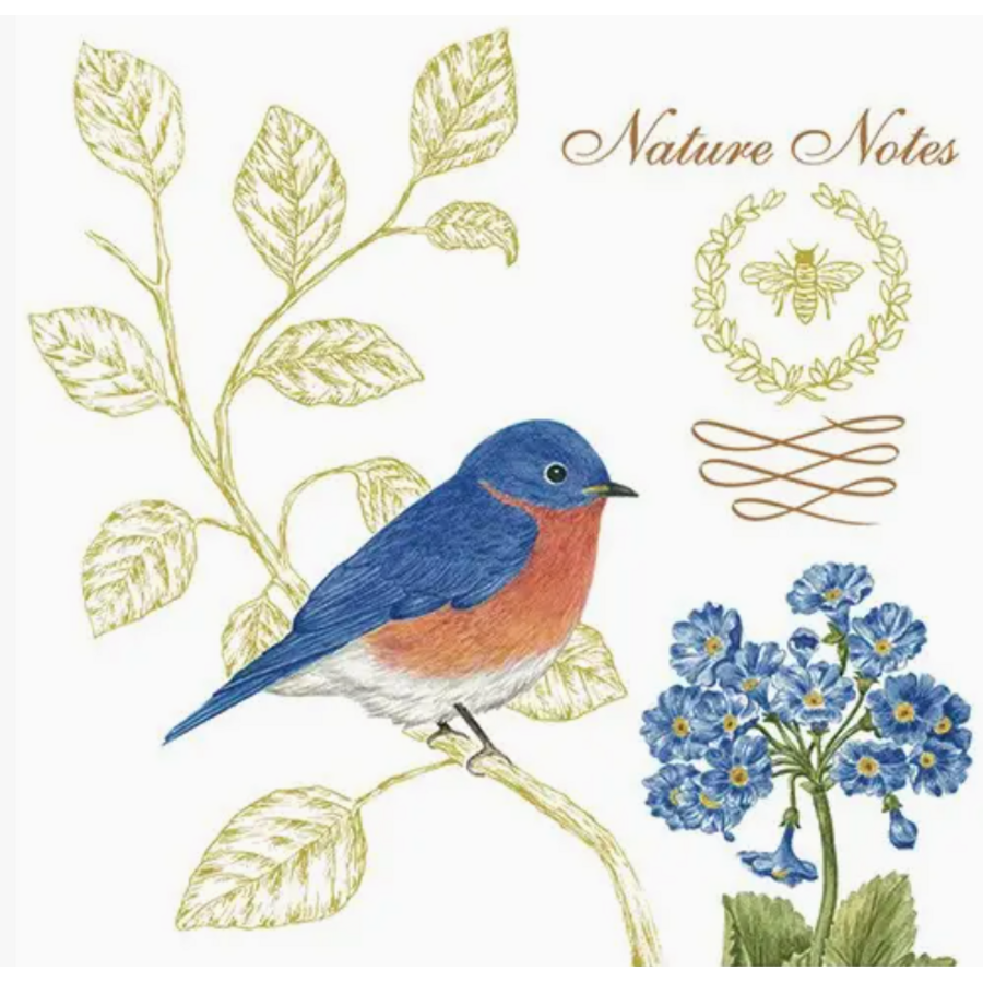 Flour Sack Towel Bluebird