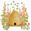Alice's Cottage Flour Sack Towel Bees & Flowers